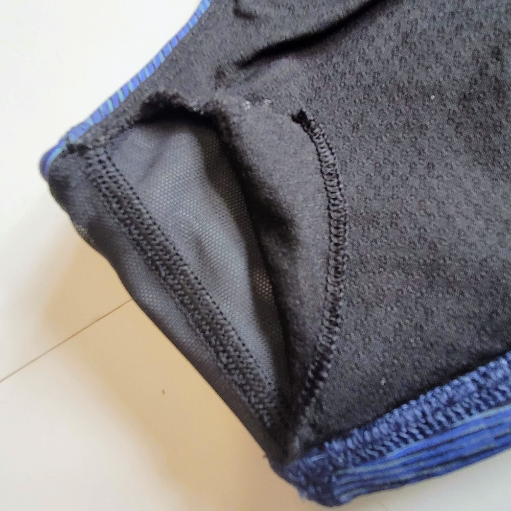 Lululemon Free To Be Strappy Yoga Bra Space Dye Sapphire Blue Size 12 - Picture 13 of 13